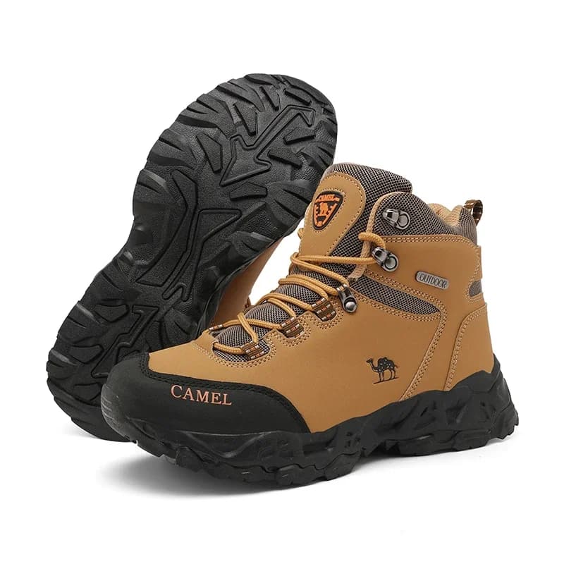 Winter Outdoor Men Walking Hiking Shoes Waterproof Casual Sneakers Anti-Slip Climbing Trekking Boots Comfortable Man Work Boots