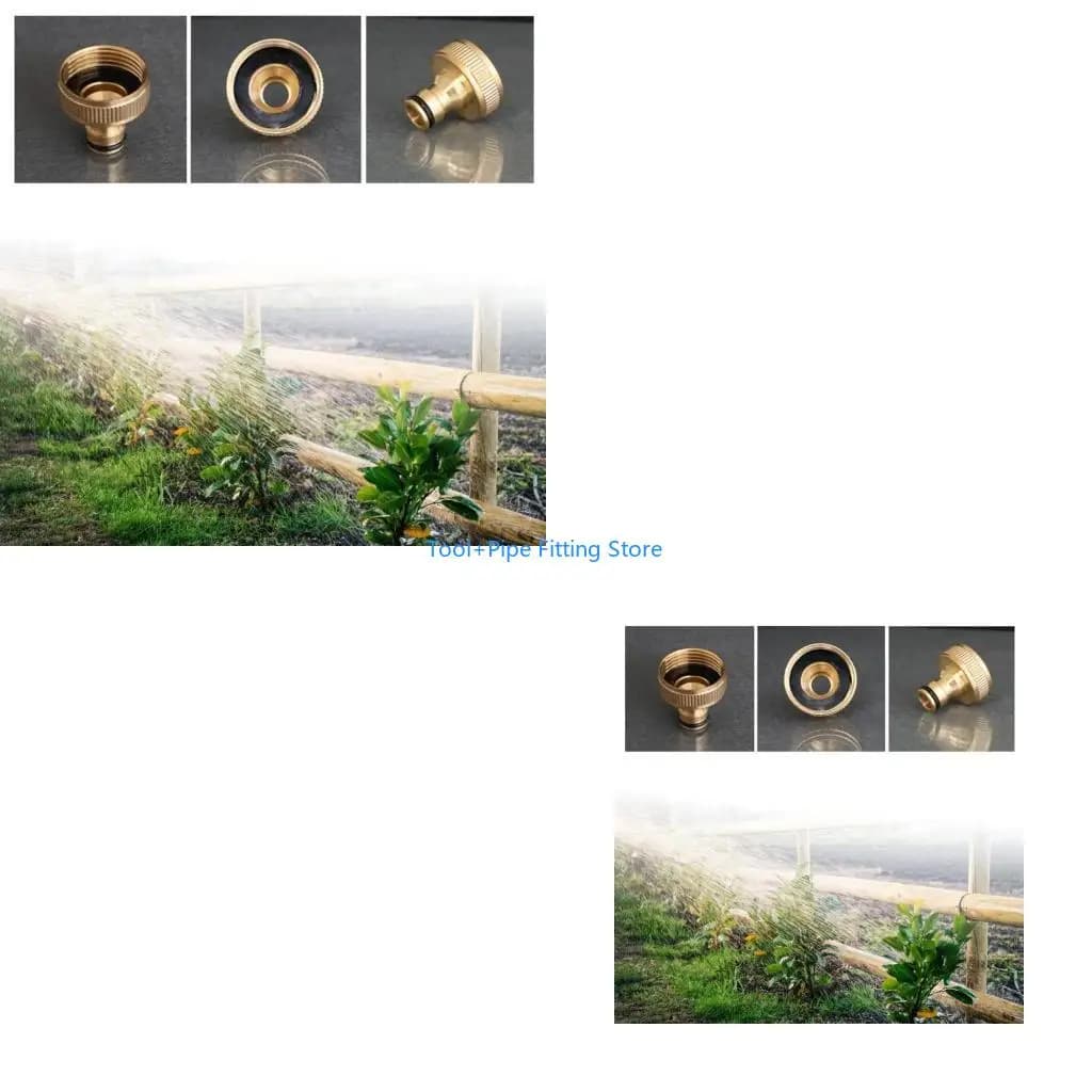 F92B Adattatore per tubo flessibile acqua Connettore per tubo flessibile Filettatura da 1 pollice per irrigazione Giardino