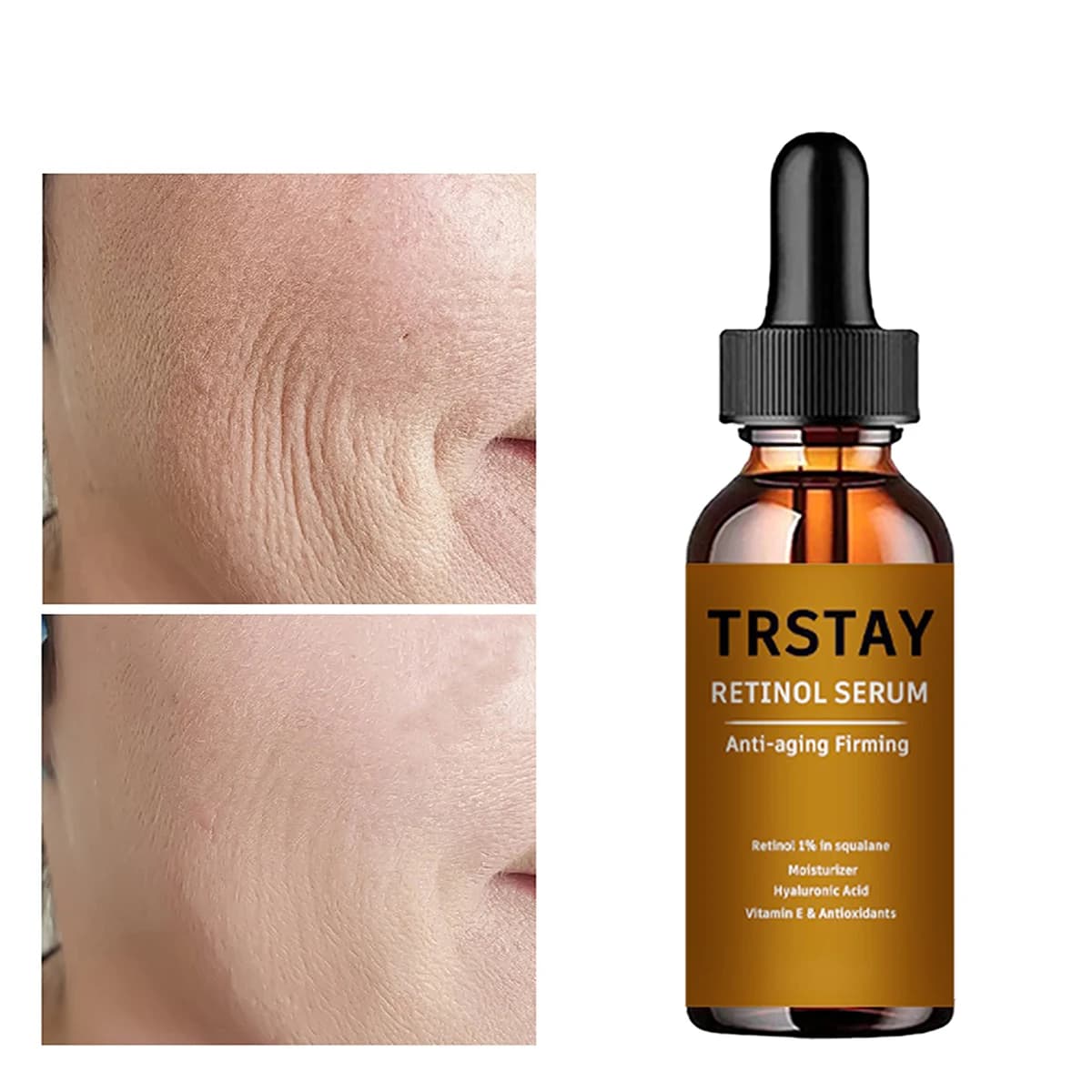 Retinolo Anti Aging Removal siero antirughe Firm Lift Fade linee sottili idratante Face Essence cura della pelle Brighten Repair Cosmetic