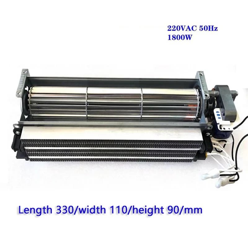 1800WPTC Riscaldatore Elemento Riscaldante 220V Ventola Ventola di Riscaldamento Isolamento Armadietto Riscaldamento Disco Contatore Riscaldatore Ventola 1200W