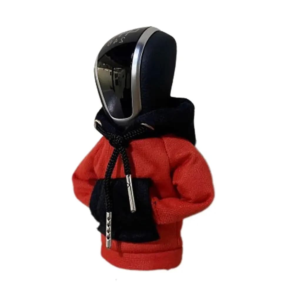 Nuovo design in cotone con cappuccio per auto, copertura del cambio, cuciture colorate, pomello interno per auto, copertura con cappuccio per cambio auto
