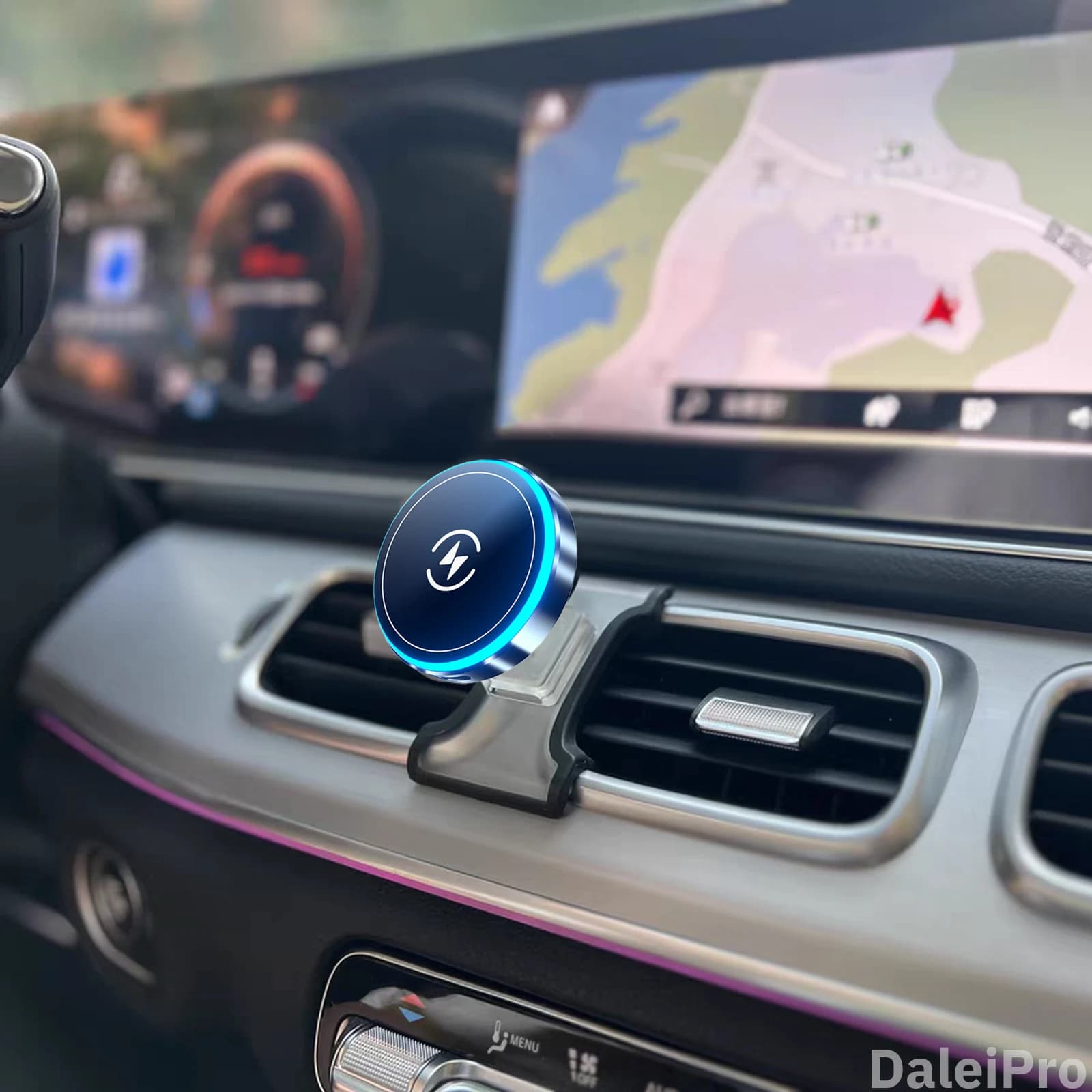 Per Mercedes Benz GLE W167 GLS 2020 2021 2022 2023 2024 Speciale Supporto Del Telefono Base di Ricarica Senza Fili Del Supporto MagSafe Caricabatteria Per Auto