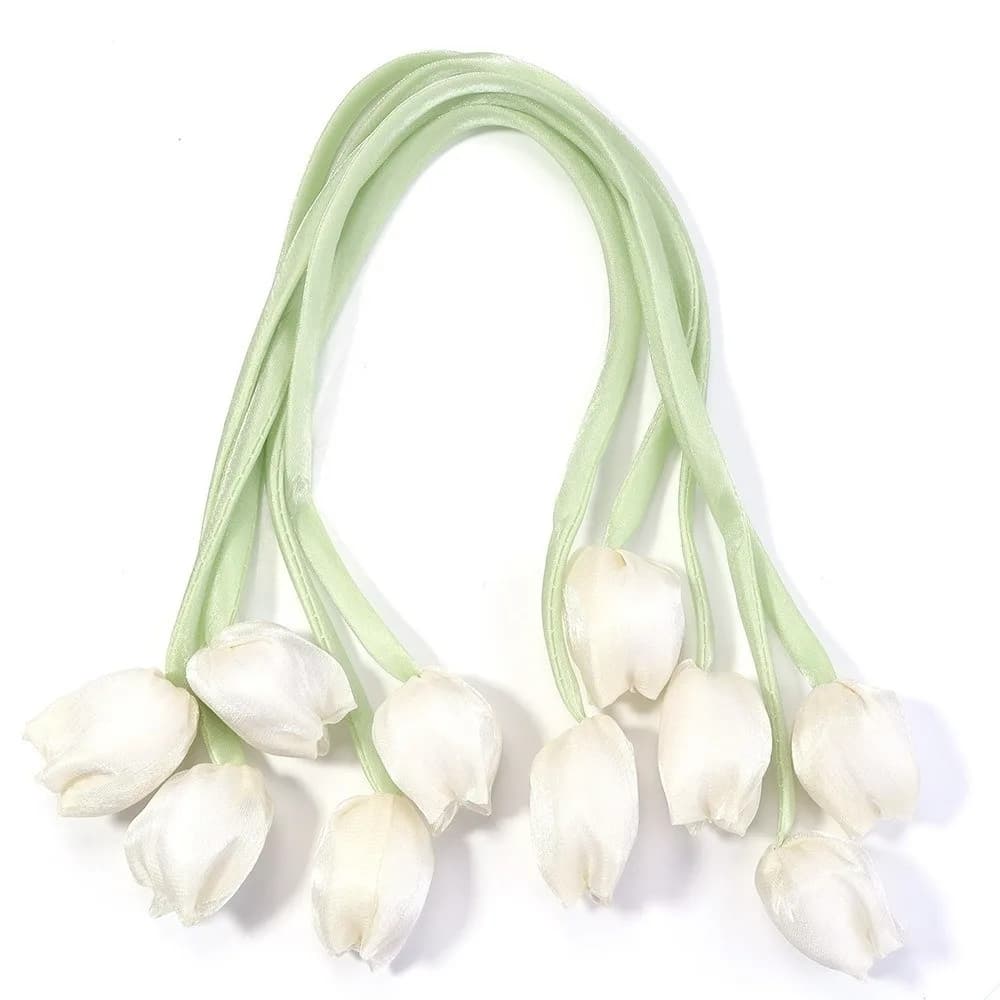 5 Pieces Decorative Accessories Make yourself Fashionable with Tulip Laces for Sweet Decorations, Curtain Cords, Ornaments and Hair Corkscrews