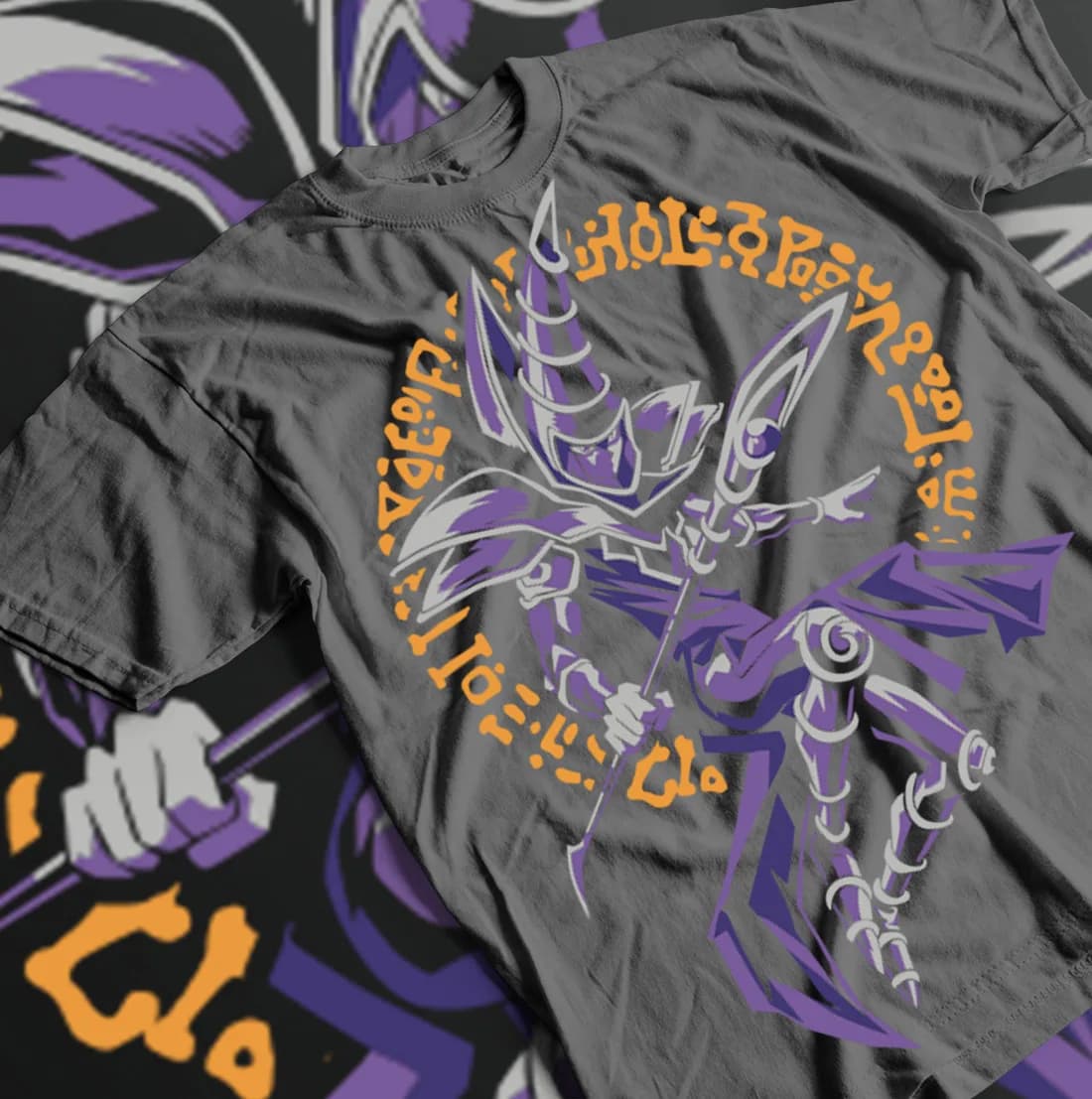 Yugi Muto t-shirt Dark Magician Anime YuGiOh Shirt Yu Gi Oh Yami Atem Gift shirt