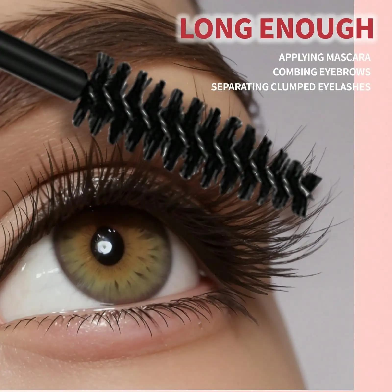5 disposable eyelash brushes, mascara applicators, eyelash extension brushes, eyebrows, eye shadow, makeup kit, cleaning tools, accessories, essential travel gift for women