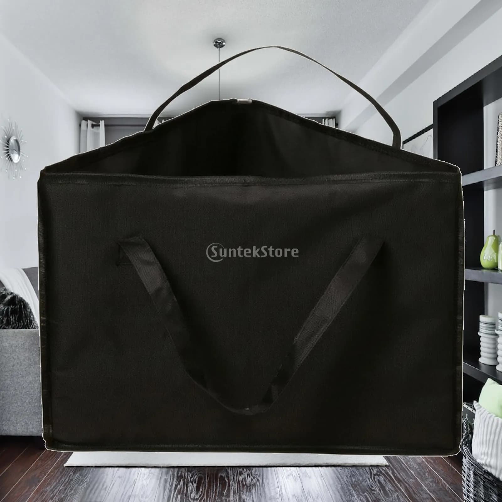 Clothes Hanger Organizer Bag Portable Hanger Storage Bag Sturdy for Laundry Room, Closet Organization