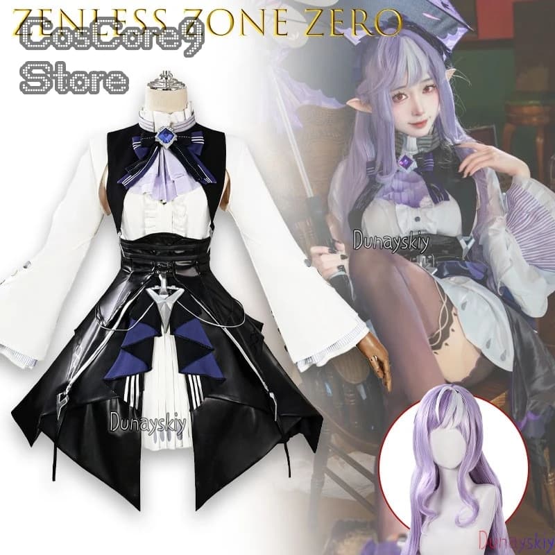 Costume Cosplay Vivian Banshee di Zenless Zone Zero, Abbigliamento per Festival Anime, Costume da Personaggio, Armatura Meccanica Cyberpunk per Donne