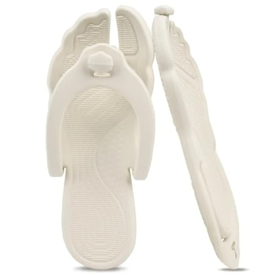 ZOORON Infradito per Donna e Uomo, Ciabatte da Viaggio, Scarpe da Doccia, Sandali Pieghevoli per Bagno, Campeggio e Spiaggia, Leggeri, Antiscivolo, ad Asciugatura Rapida