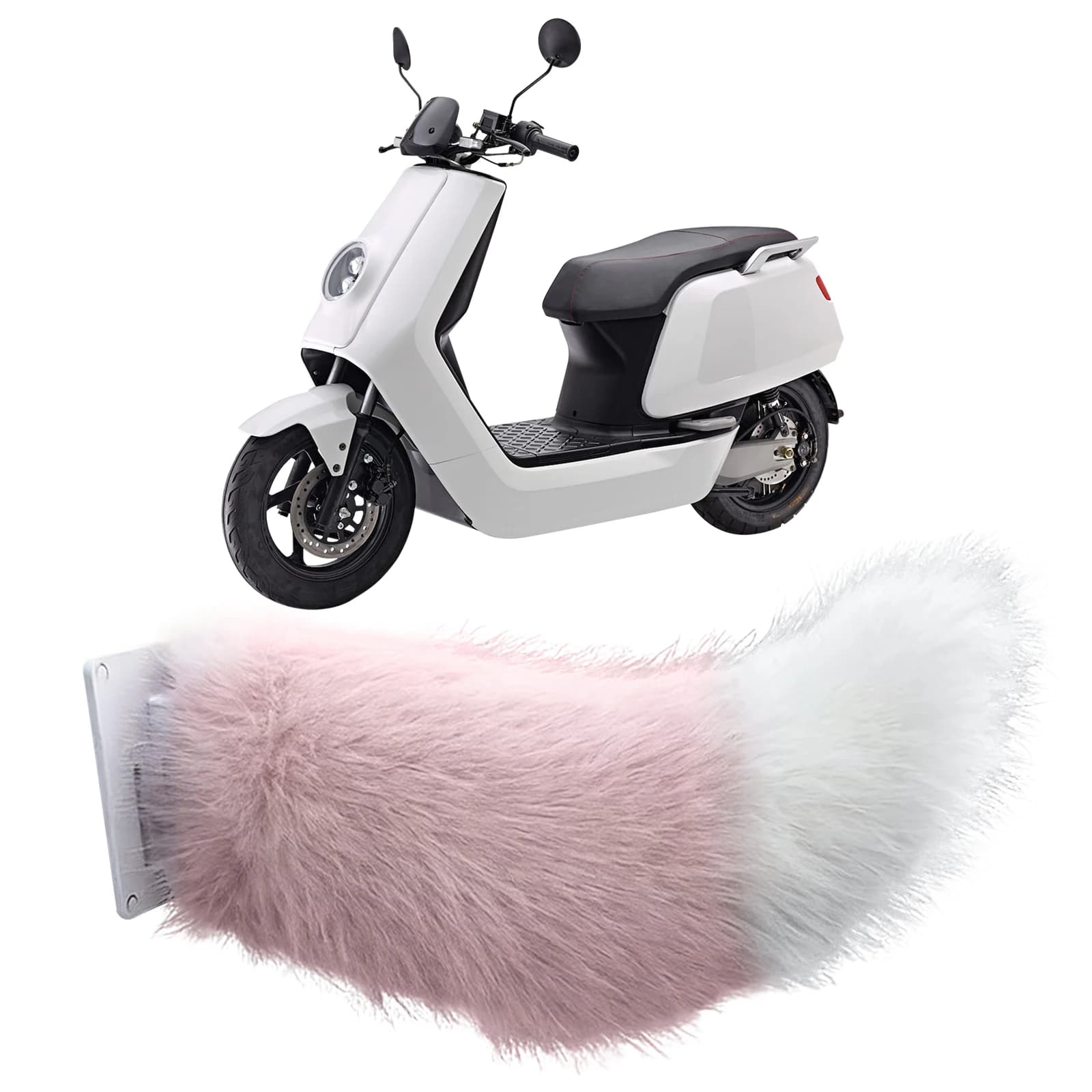 Coda Elettrica Universale per Veicoli con Telecomando, Carina e Pelosa, con Movimento Oscillante, Facile da Installare per Decorazione Esterna Auto