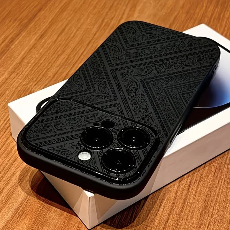 Linear Geometric Pattern Phone Case For iPhone 17 Air 16 15 Pro Max 14 13 12 11 Pro Plus XR X XS Shockproof Silicone Soft Cover