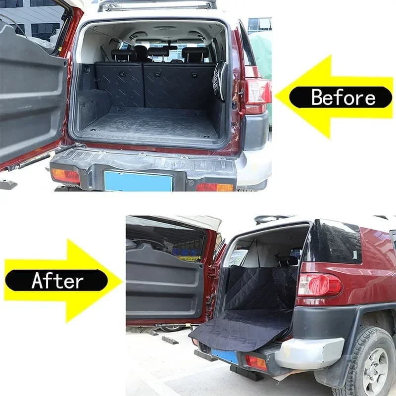 Telo Coprisedile Auto Impermeabile Anti-sporco, Tappetino Protettivo per Bagagliaio Auto, Amaca Cuscino per Trasporto Animali Domestici per Toyota FJ Cruiser