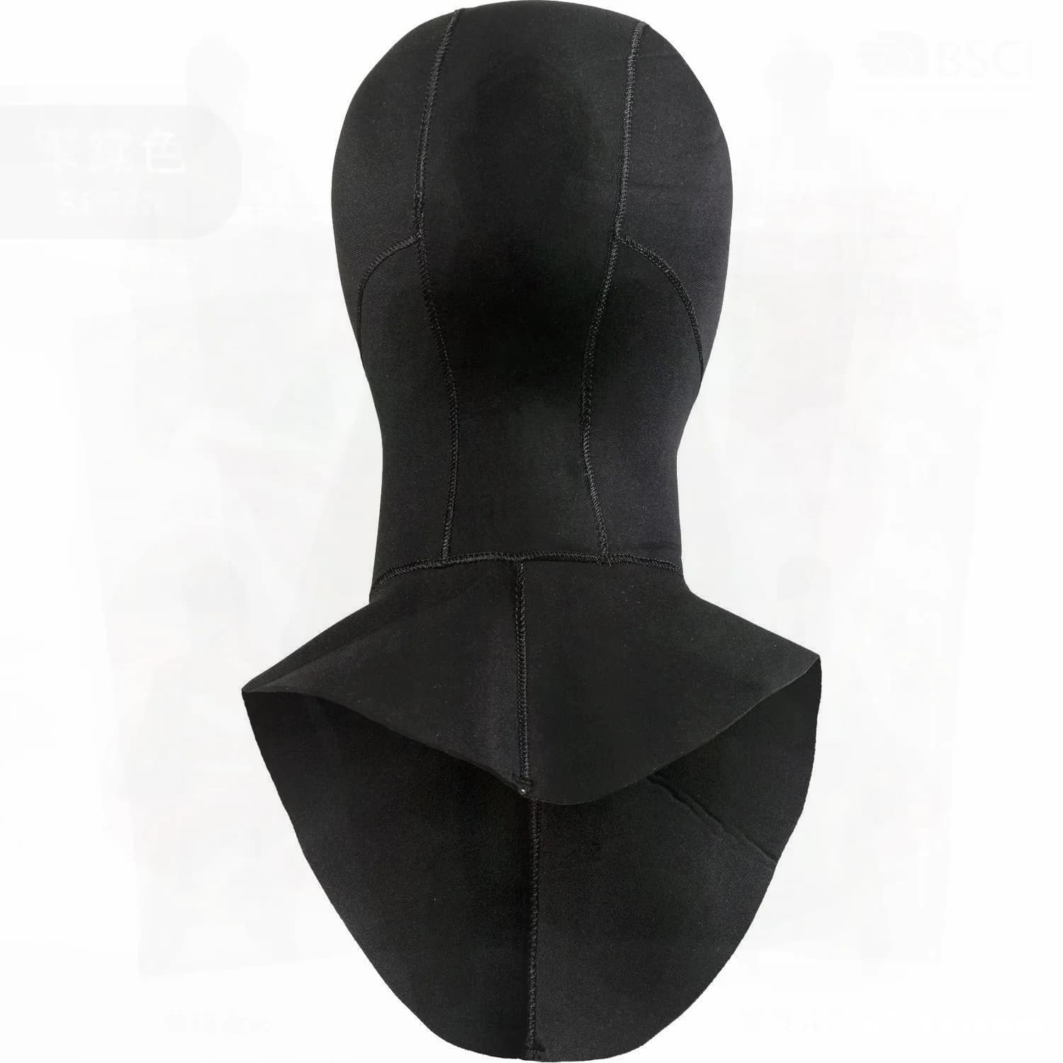 3 mm thick thickened diving head Hot cold-proof diving head with shoulder Super elastic winter swimming head