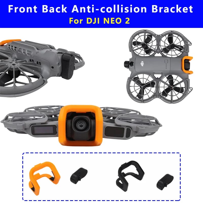 Staffa di protezione dagli urti anteriore e posteriore per DJI NEO 2 Drone Gimbal Lente Paraurti anticollisione per accessorio asta di protezione dell'obiettivo Neo2