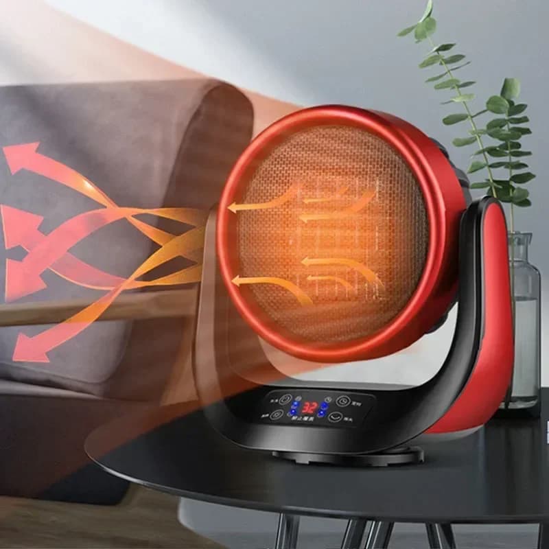 220v Casa 9 Pollici Termoventilatore Riscaldatore Domestico Ufficio Piccolo Riscaldatore Elettrico Calore Veloce Piccolo Sole Risparmio Energetico Elettrico
