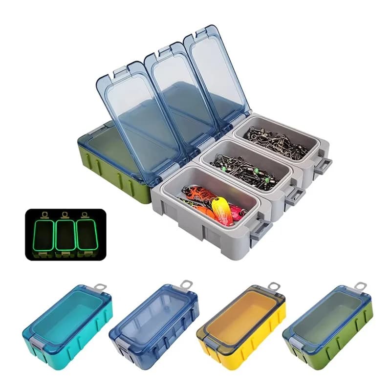 Lightweight Mini Boxes for Fishing Accessories 2026, Plastic Containers Comable for Fishing and Artificial baits, Sea Fishing Equipment Box