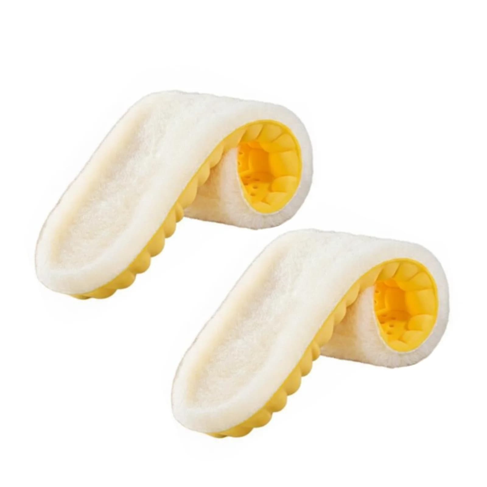 Warm Wool Breathable Insoles Soft Padding Shoe Cushion for Flat Feet Orthopedic Insoles for Work Hiking Winter Boots