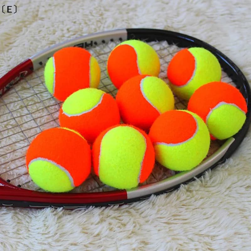 Palline da Beach Tennis 50% Pressione Standard, Morbide, Professionali per Allenamento, Accessori per Tennis all'Aperto