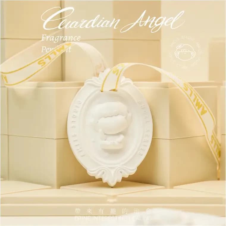 Amlls Guardian Angel Series - Ciondolo Profumato in Cera Goffrata, Scatola a Sorpresa per Casa, Armadio, Auto - Decorazione e Deodorante Ambiente