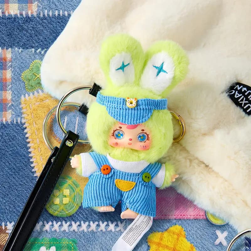 Nuovo Sanxiaomao Samuel Coniglio Carino Morbido Peluche Blind Box Ornamento per Zaino Decorazione Regalo di Moda Quotidiana per Bambini