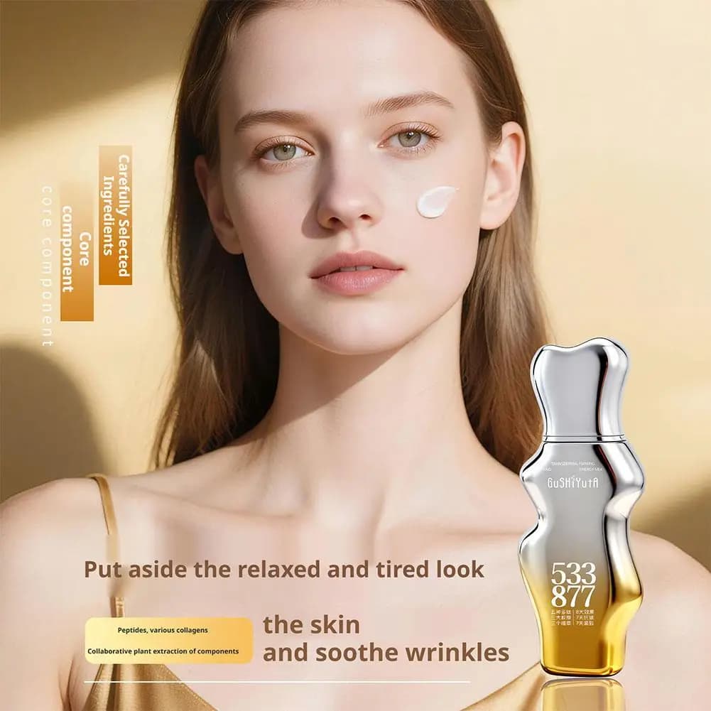 Cream Faced with the Collagen of Placenta of Pecora 1/2 Pieces, Lotion Rassodante Anti-wrinkles, Energizing Hydrating Essence Anti-Rughe 7 Days