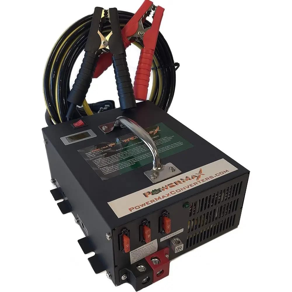 PMBC-75 Caricabatteria da 75 A 12 V con Morsetti