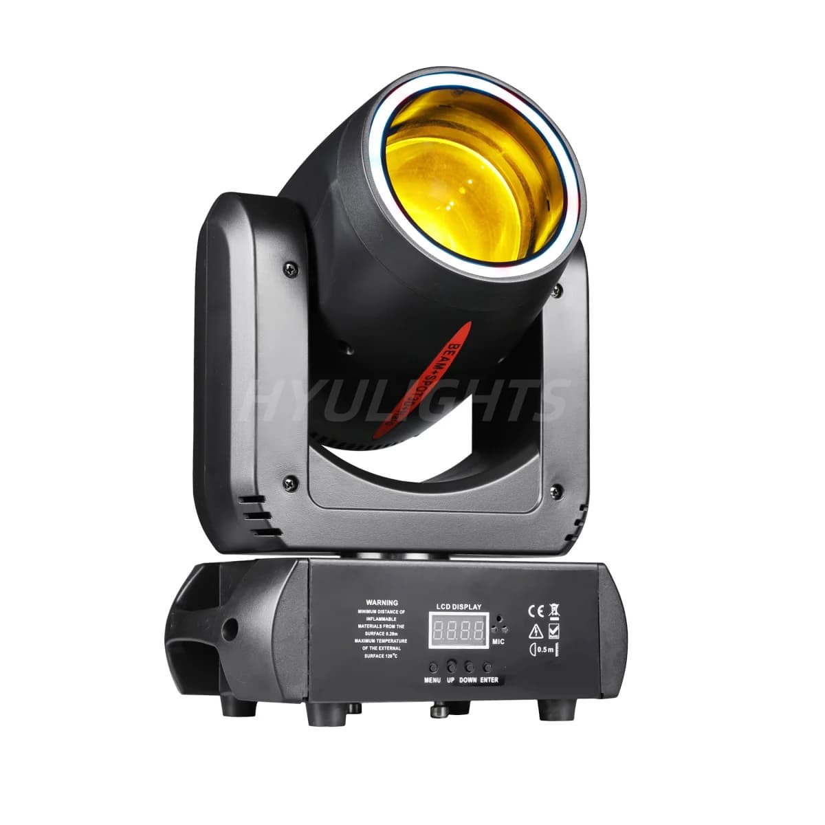 3D 180W Mini 3in1Beam&3DSpot&Halo Effect LED Moving Head Lights 8 Colors& 8 Gobos 18 Rotating Prisms DJ Wash DMX512 Stage Lights