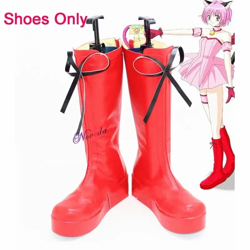 w,3;f'5\b/Tokyo Mew Mint Aizawa Minto Momomiya Ichigo Cosplay Costume Shoes Wig Anime Maid Halloween Party Dress P6;h\b.8'k/