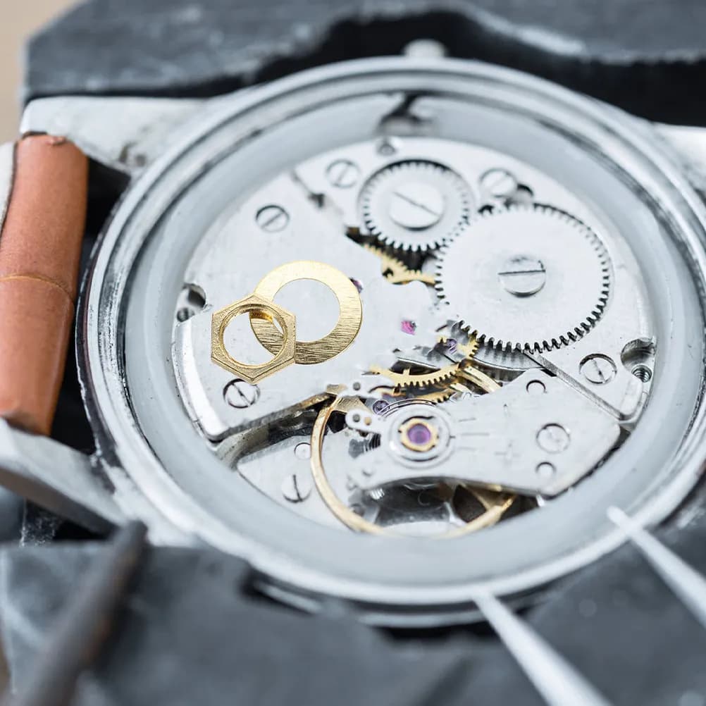 10 Set di Accessori per Riparazione Orologi da Parete, Dado e Rondella al Quarzo, Kit di Ricambio Fai-da-Te per Meccanismi di Orologi