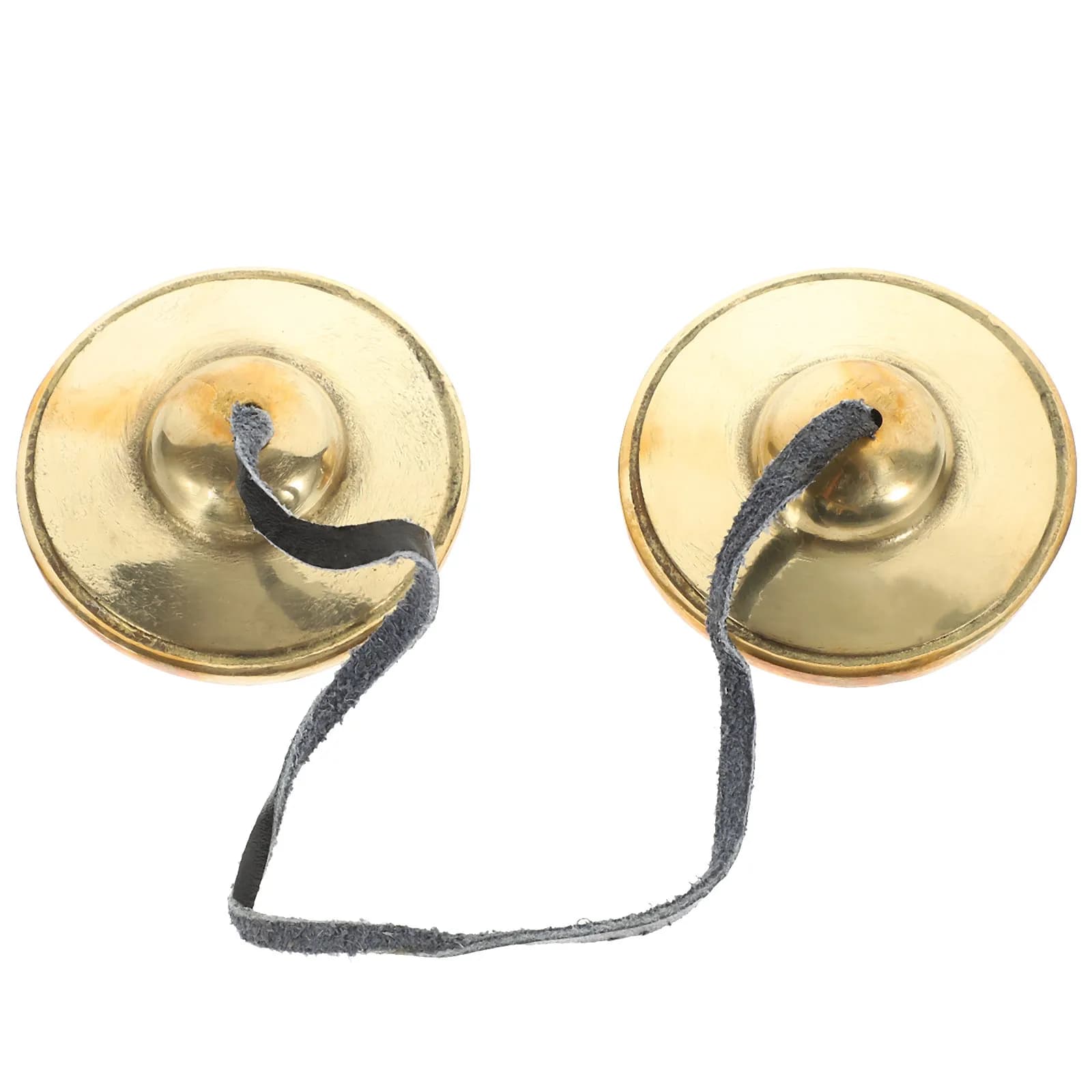 Copper Meditation Cymbal Bell Small Tibetan Hand Cymbals Portable Percussion Instrument for Yoga and Meditation