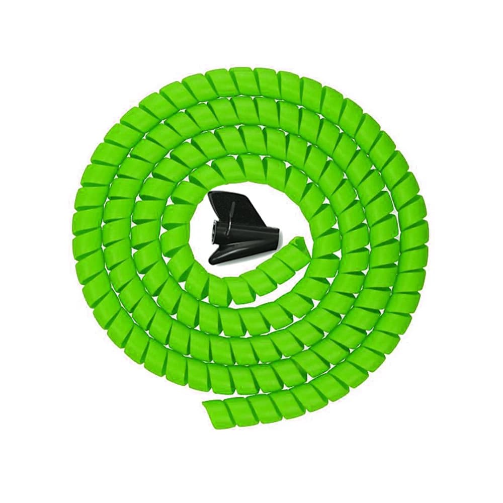 Tubo di stoccaggio per protezione del cavo dell'organizzatore del cavo di gestione dell'avvolgitore del cavo a spirale da tavolo