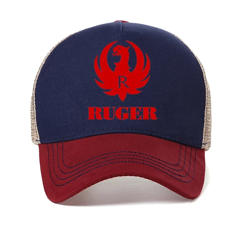 Cappellini da baseball Ruger Rugged Reliable Firearms Awesome Cap Outdoor Tactics per uomo e donna, cappello da pesca, cappelli traspiranti in rete