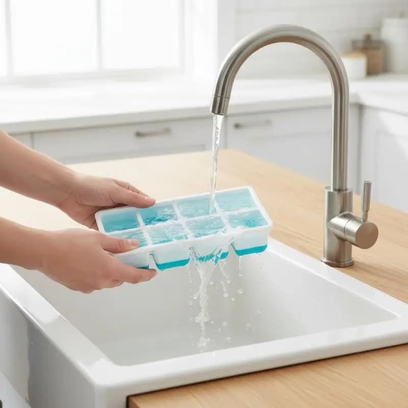 Large Reusable Trays Easy-Release Flexible Molds With Lids Big Square Cubed Ice Trays For Cocktail Coffee