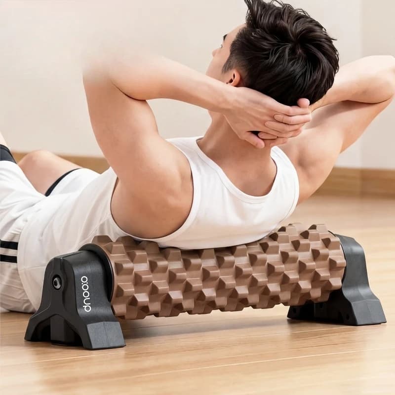 Supporto a ventosa per schiuma, Asta per Yoga, Colonna per Yoga, Mace, Attrezzatura per Fitness, Rullo Mace, Rilassante Muscolare