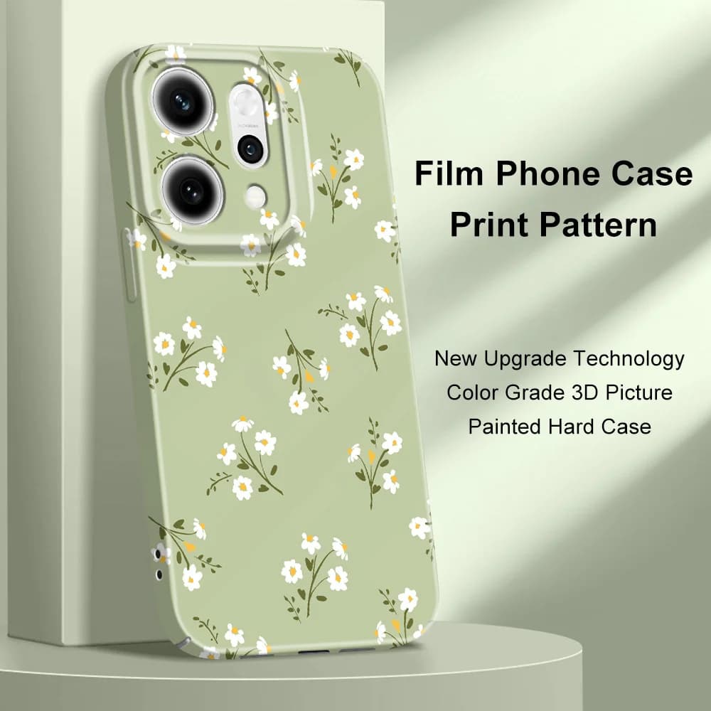 Nice Flowers Phone Case For OPPO Reno 14 14F 13 13F 12 12F 11 11F 10 8 8Z 8T 7 7Z Pro 4G 5G Film Hard Cover