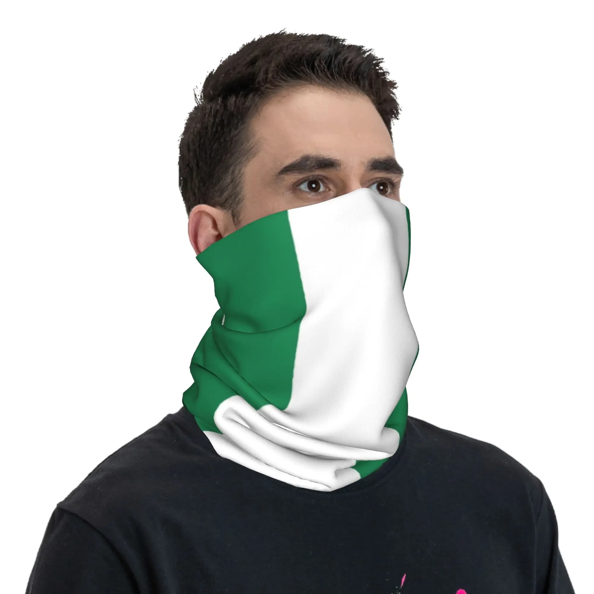 Flag of Nigeria, New Year's Gift, UV Protective Mask, Soft Scarf and Cycling Calda