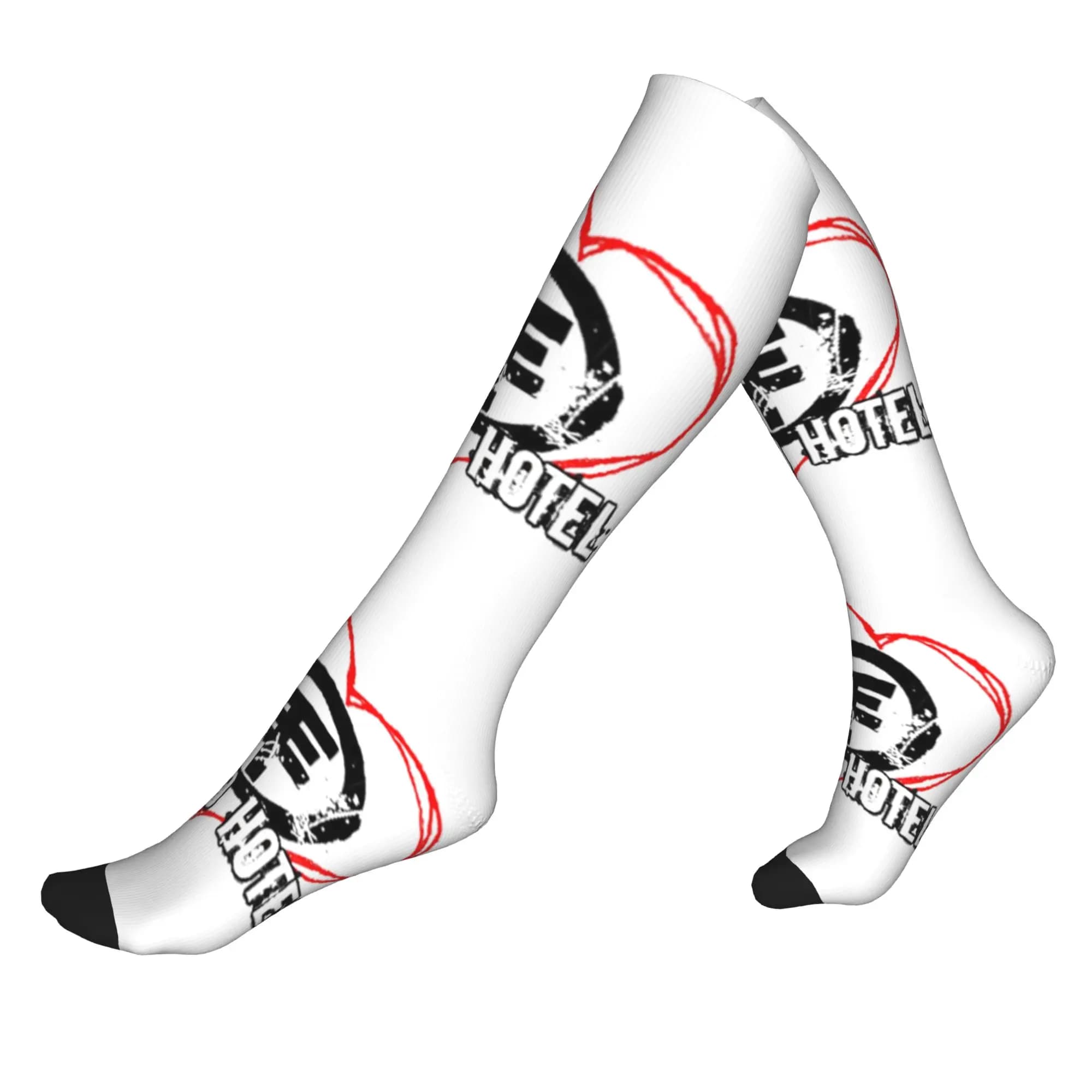 Simpatici calzini da uomo Tokio Hotels Heavy Metal Pop Rock, comodi e caldi, con stampa 3D, calzini sportivi a compressione unisex