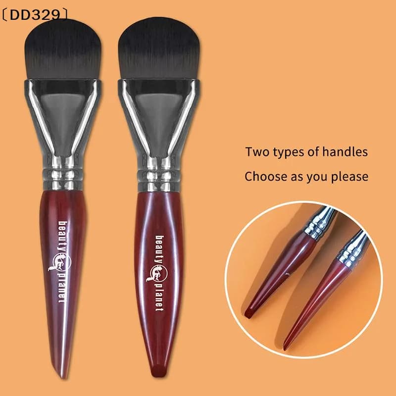 1pcs Flat Foundation Makeup Brush No Trace Liquid Foundation Concealer Brush Cosmetic Tongue Foundation Make Up Brush〔DD329〕