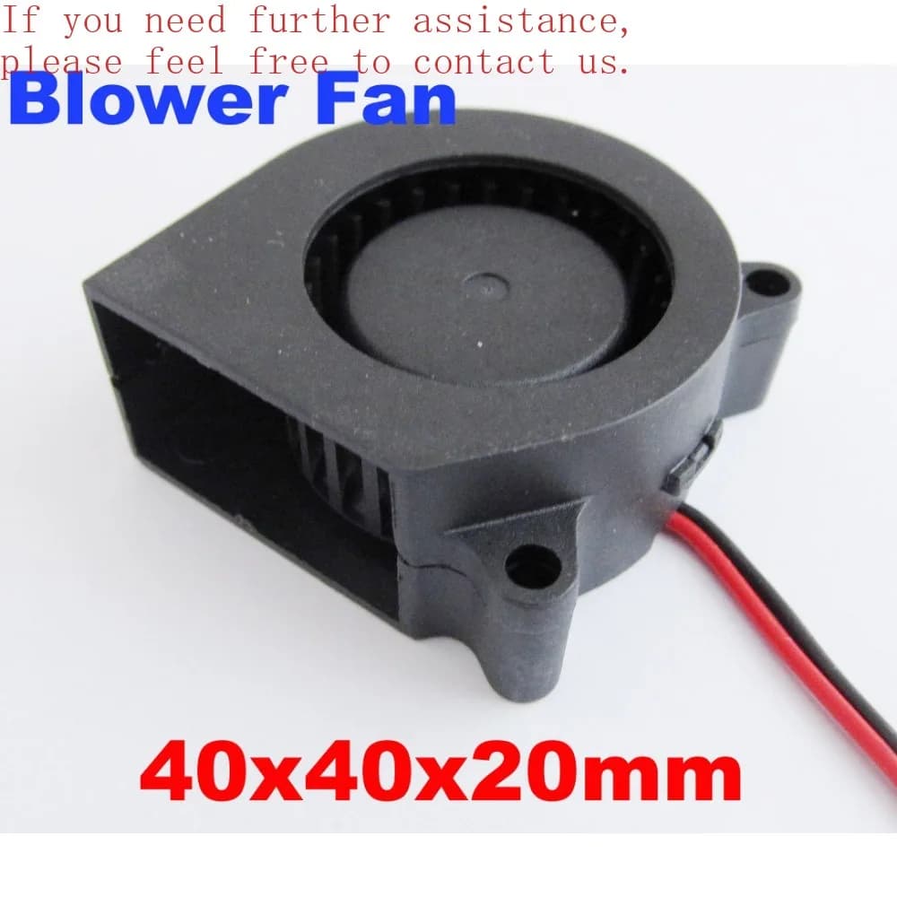 Ventola centrifuga turbo silenziosa 4020 all'ingrosso per dissipatore di calore e umidificatore 5V 12V 24V (ID Negozio 00358)