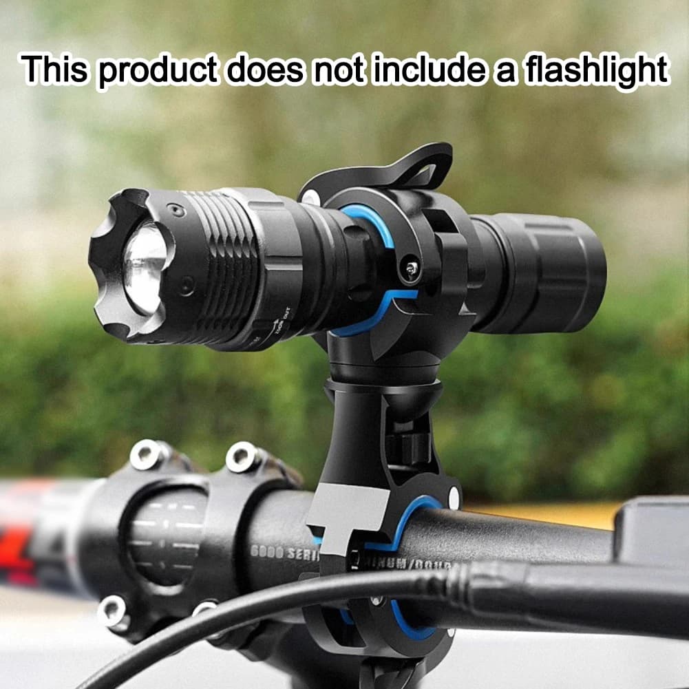 Bike Torch Support Tech Plastic Holder Quick Hook 360 Degree Rotation Bicycle Light Bracket Cycling Accessories