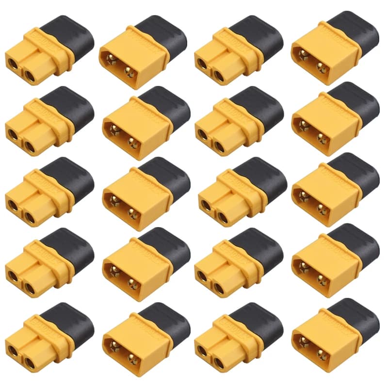5/10 pairs of XT60H connectors with housing Spina XT60 female/male battery pack RC Lipo car drones Aereo