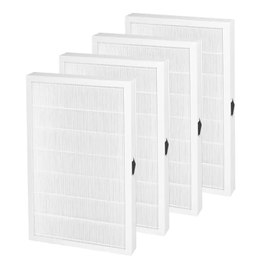Confezione da 4 filtri di ricambio FAPF01 FAPF02 compatibili con il purificatore d'aria 3M Filtrete Ultra Quie, modello FAP01-RMS, FAP02-RMS e FAP