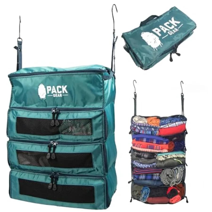 Organizer da Viaggio Appendibile - Il Nostro Organizer per Bagagli a Mano Perfettamente Adattabile a Qualsiasi Valigia - I Nostri Cubi Organizzatori per Viaggiare