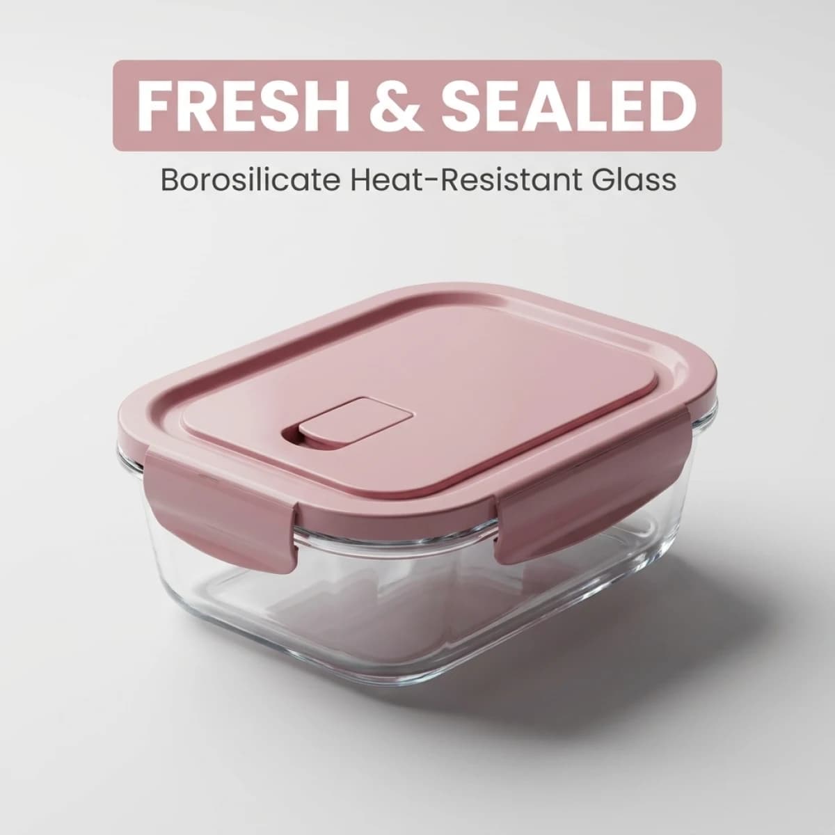 Contenitori in Vetro Ermetici per Alimenti con Coperchi, Scatole Bento Anti-perdita per la Preparazione dei Pasti, Contenitori per il Pranzo in Vetro Borosilicato
