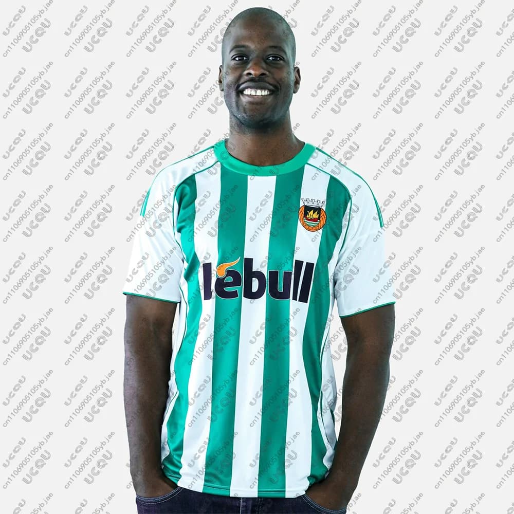 Maglia da Calcio Traspirante ad Asciugatura Rapida per Uomo e Bambino 2026 - Top Sportivo Maschile P-Portogallo Away / R-Rio Ave Home - Regalo per Appassionati di Calcio