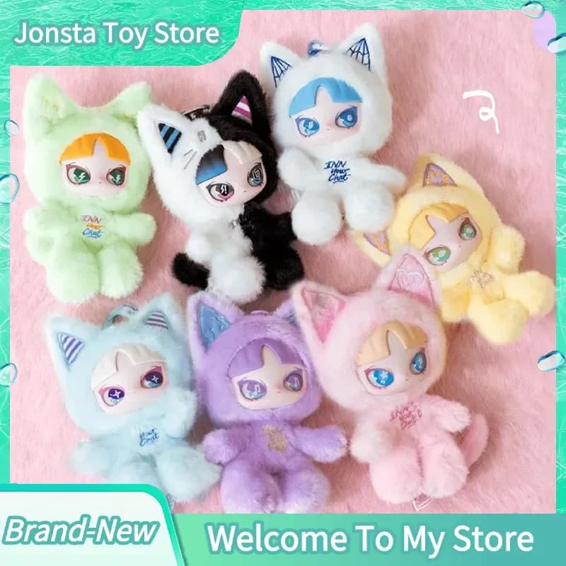 INNS Cat Inn Your Chat Series Mystery Blind Box Vinyl Plush Doll Action Figure Desktop Ornament Collectible Toys Birthday Gifts