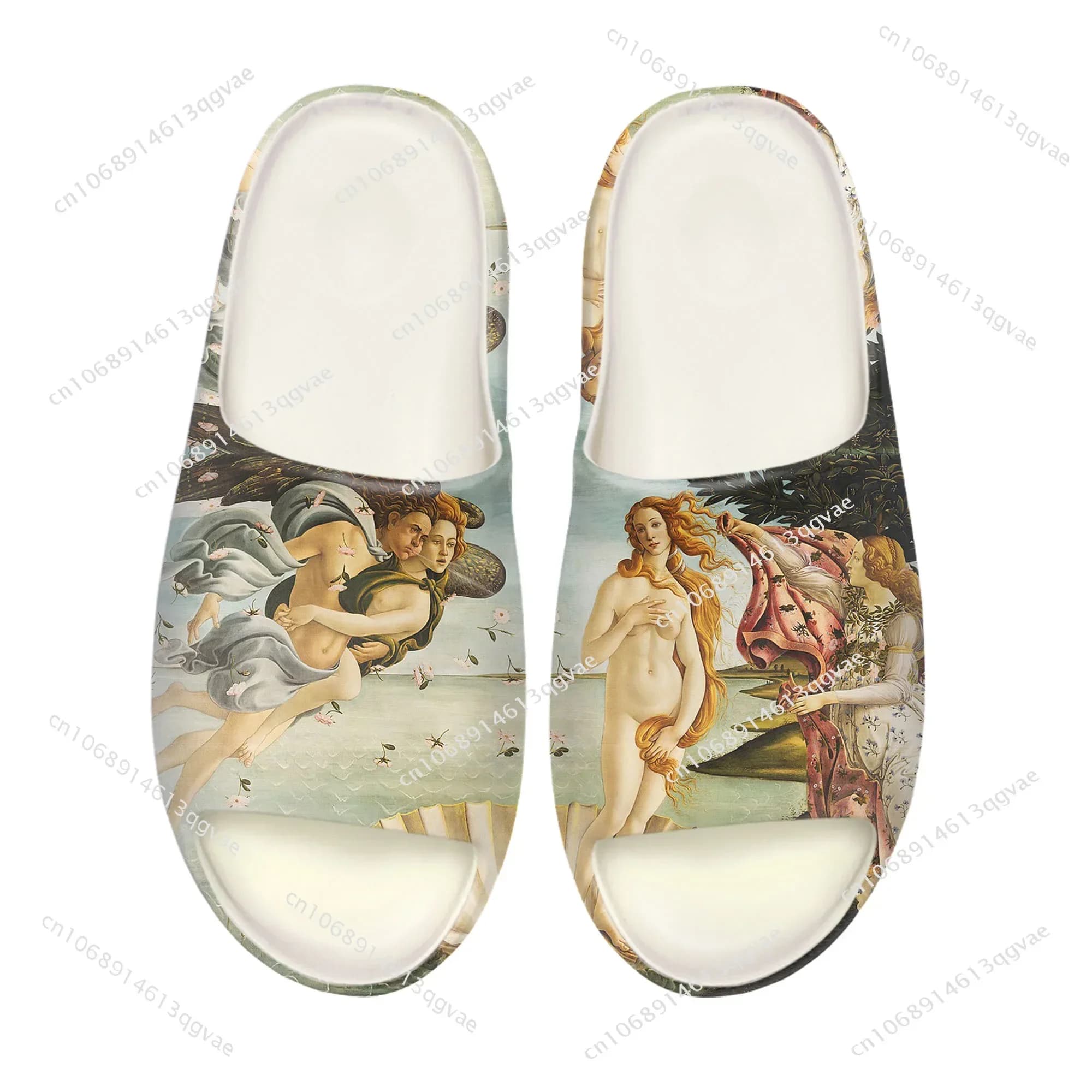 Il nascita di Venere Pantofole con suola morbida Zoccoli per la casa Scarpe da acqua personalizzate Uomo Donna Adolescente Stepping On Shit Sandali da bagno