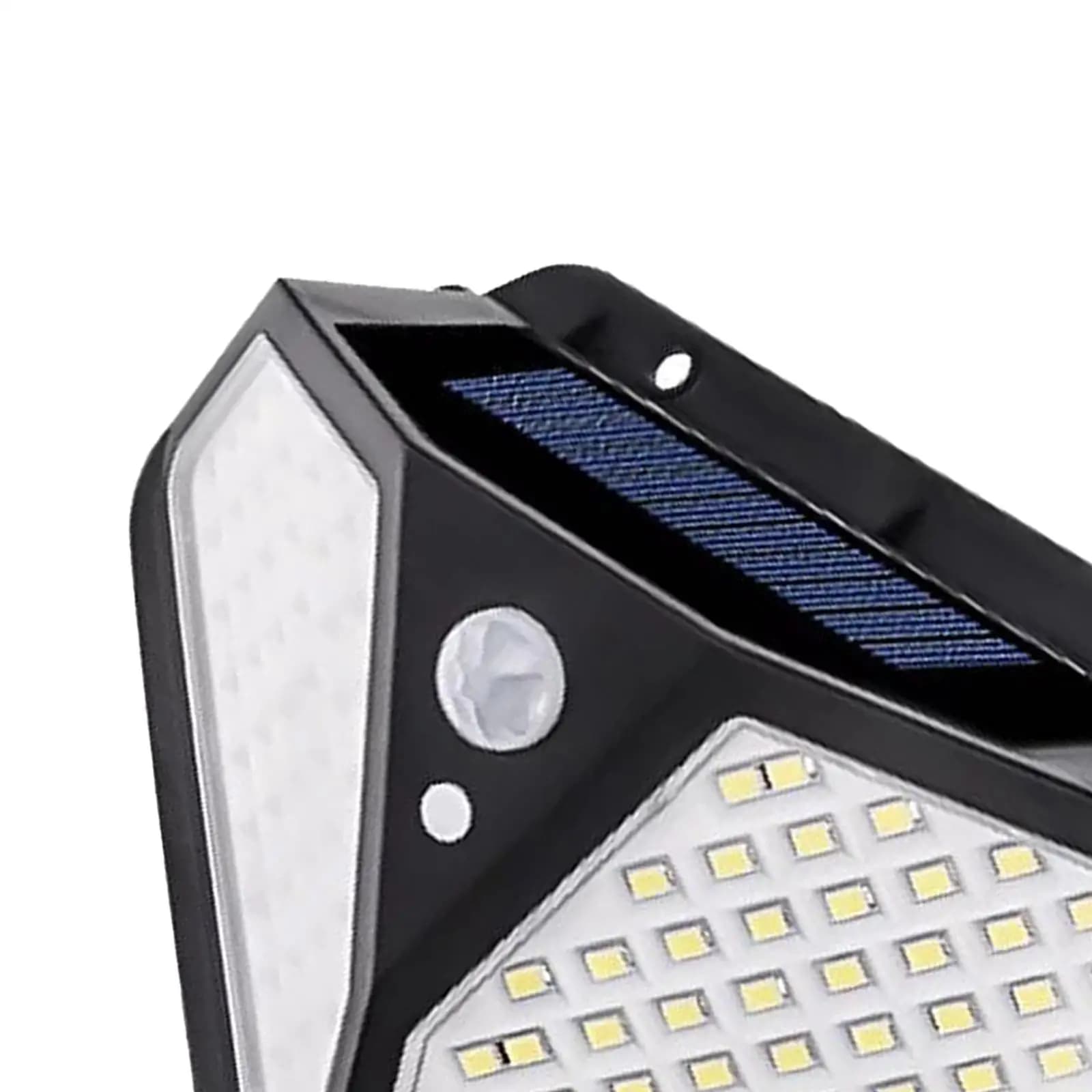 Luce LED Solare con Sensore di Movimento per Esterni, Impermeabile, Montaggio a Parete, Faretto per Giardino, Vialetto, Portico, Sicurezza Notturna