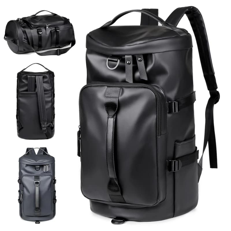 Borsone a spalla singola personalizzato per esterni Zaino a spalla da viaggio per alpinismo sportivo da uomo con borsa a scomparto per scarpe