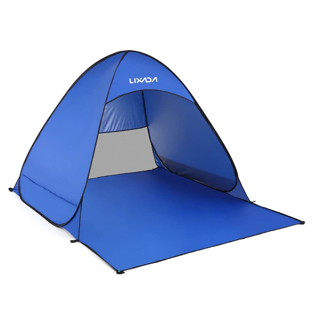 Lixada tenda da spiaggia Pop-Up automatica istantanea leggera protezione UV per esterni tenda da pesca da campeggio Cabana Sun Shelter