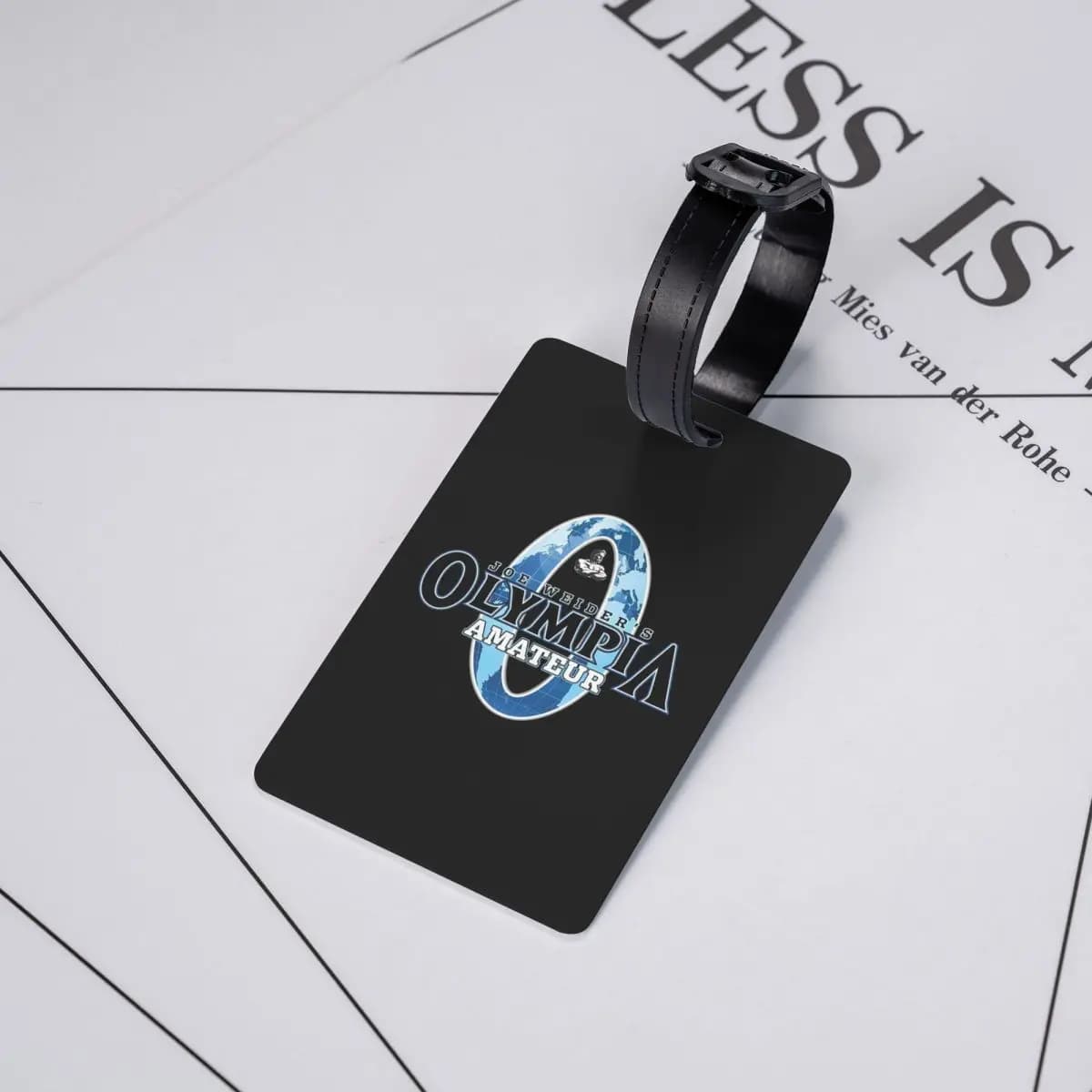 Etichette per Bagagli Future Mr OLYMPIA, Accessori per Valigie, Tag per Bagaglio da Viaggio, Porta Etichetta con Nome e Indirizzo